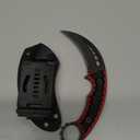 C1112 Fixed knife,Fixed Blade Knife,D2 Steel Blade +G10 Handle Outdoor Camping Knives,EDC Tool Knifes with Kydex Sheaths(Red)