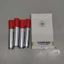 Mr. Pen- Jumbo Permanent Markers, 4 Pack, Red, Chisel Tip, Large Permanent Markers
