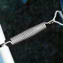 40 Pack Trampoline Springs 5.5 Heavy Duty Galvanized Steel Replacement Trampoline Parts Springs with T Hook, Great for Outdoor Trampoline Aotob, Skywalker, JumpKing, UpperBounce, SkyBound