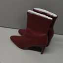 The Drop Women's Jane High Heel Pull-on Sock Boot (7.5, Taupe Knit)