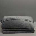 XXL(20in) Foot Rest for Under Desk at Work with 3 Adjustable Heights, Foot Stool with Bamboo Charcoal Foam, Feet Warm Pocket Footrest for Office Gaming Chair, for Leg Support -Gray (Grey)