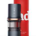 Electric Grinder for Buds with LED Screen Timer & Adjustable Speed, Small Portable Size, Rechargeable Battery, 4 Grams Capacity (Grey & Gold)