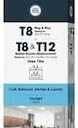 Feit T4815/850/AB/LED/10 4 Foot T8/T12 Plug-&-Play/Ballast Bypass LED Hybrid, Type A/Type B All-in-One, 10-Pack