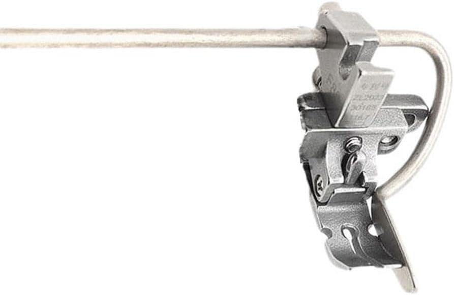 F88 6-in-1 Multifunctional Presser Foot, Adjustable Left/Right Shirring & Gathering Foot for Industrial Flatbed Sewing Machines