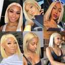 #613 Blonde Bundles Straight Bundles Human Hair 22 22 22 Inch Unprocessed Brazilian Virgin Weave Hairs Honey Blonde 3 Bundle 50 Gram Per Bundle Human Hair Extensions