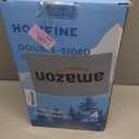 HOMFINE Cooling Comforter Japanese Double-Sided Cold Tech Fabric Cooling Blanket for Night Sweats Hot Sleepers, Q-Max 0.45 Soft Breathable Silky Smooth Lightweight Grey Summer Comforter Queen