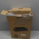 OPNICE Desk Organizer and Accessories, 2-Tier Computer Monitor Stand Riser with Drawer and 2 Pen Holders, Laptop Stand, Office Desk Accessories for Office Supplies, Black (Black 1-Pack)