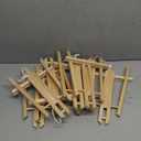 6-Pack Wooden Easel, Mini Easel Stands and Place Card Holders for Table Top Artwork Display, Invitations, Photos, Party Favors, DIY Arts and Crafts Projects (7 Inches)