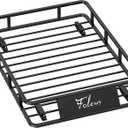 Folews Car Roof Basket 51 x 36 x 6 Inch, Heavy Duty 250LB Cargo Carrier
