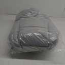 Reading Pillows for Sitting in Bed Adult, Back Pillow for Bed Sitting Up, Backrest Pillows with Shredded Foam for Adult&Teens, Support Pillow with Arms for Beds, Couch, Floor, 18in, Grey