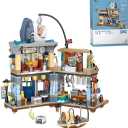 Japanese Street View Building Kits, 790 PCS Modular House Building Set Mini DIY Building Model Set, Architecture Modular Construction Set Gift for Adults and Teens