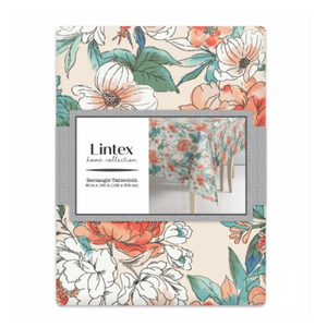 Lintex Home Collection Flower Bloom Tablecloth 60"x102"