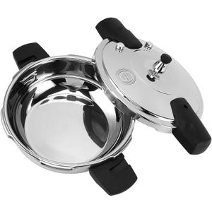 Fdit Stainless Steel Pressure Cooker Efficient Cooking Multifunctional Design Rapid Heat Conduction Dual Purpose Electric Gas Stoves (22CM), Fditfa6ko7zi3v-11