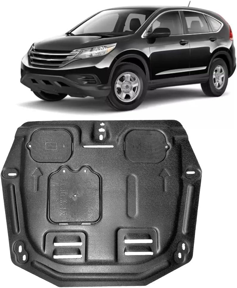 Engine Splash Shield Fit for Honda CR-V 2007 2008 2009 2010 2011 2012 2013 2014 Engine Case Guard Under Cover Compatible with CRV Front Engine Guard Mud Flaps