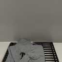 PETIME Foldable Metal Dog Exercise Pen/Pet Puppy Playpen Kennels Yard Fence Indoor/Outdoor 8 Panel 24" W x 24" H with Bottom Pad (with Bottom pad, 8 Panels 24" H)