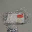 Soap Dish for Shower Suction Cup Powerful Vacuum System Rustproof 304 Stainless Steel Basket Sponges Holder with Razor Hooks for Bathroom or Kitchen Soap Holder (Silver)