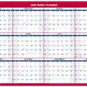 AT-A-GLANCE 2026 Erasable Calendar, Dry Erase Wall Planner, 36" x 24", Large, Vertical-Horizontal, Reversible (PM26P2826)