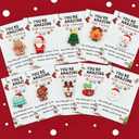2 x Christmas Pocket Hugs with Cards, 10 Pcs Resin Emotional Support Gift Set for Coworker Staff Friends Holiday Appreciation