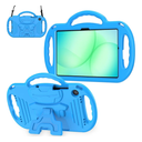 Kids Case for Samsung Galaxy Tab A11+ Plus/A9+ Plus 11 Inch Case, with Strap, Shockproof Lightweight Handle Stand 2025/2023 Model with Lanyard, Blue