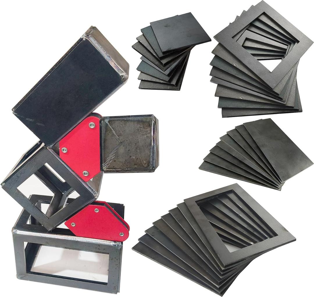 Welding Coupons With Welding Magnet. 42 PCS Welding Practice Kit For Beginners. Steel Plate Made Of 11 Gauge Premium Mild Steel. Welding Accessories Welding Kit Welding Supplies For MIG, TIG Stick
