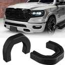 Tow Hooks Covers Hitch Cover Customized Car Tow Hooks Compatible with RAM 1500 Accessories 2019-2025, 2026 (Black)