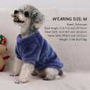 3 Pack Dog Sweater Clothes for Small Dogs Girls Boys with Reflective Strip Small Dog Sweaters Coat Soft Warm Pet Puppy Clothes Sweater (Grey+Blue+Navy, S(Back:8.26",Chest:12.20", Neck:9.05"))