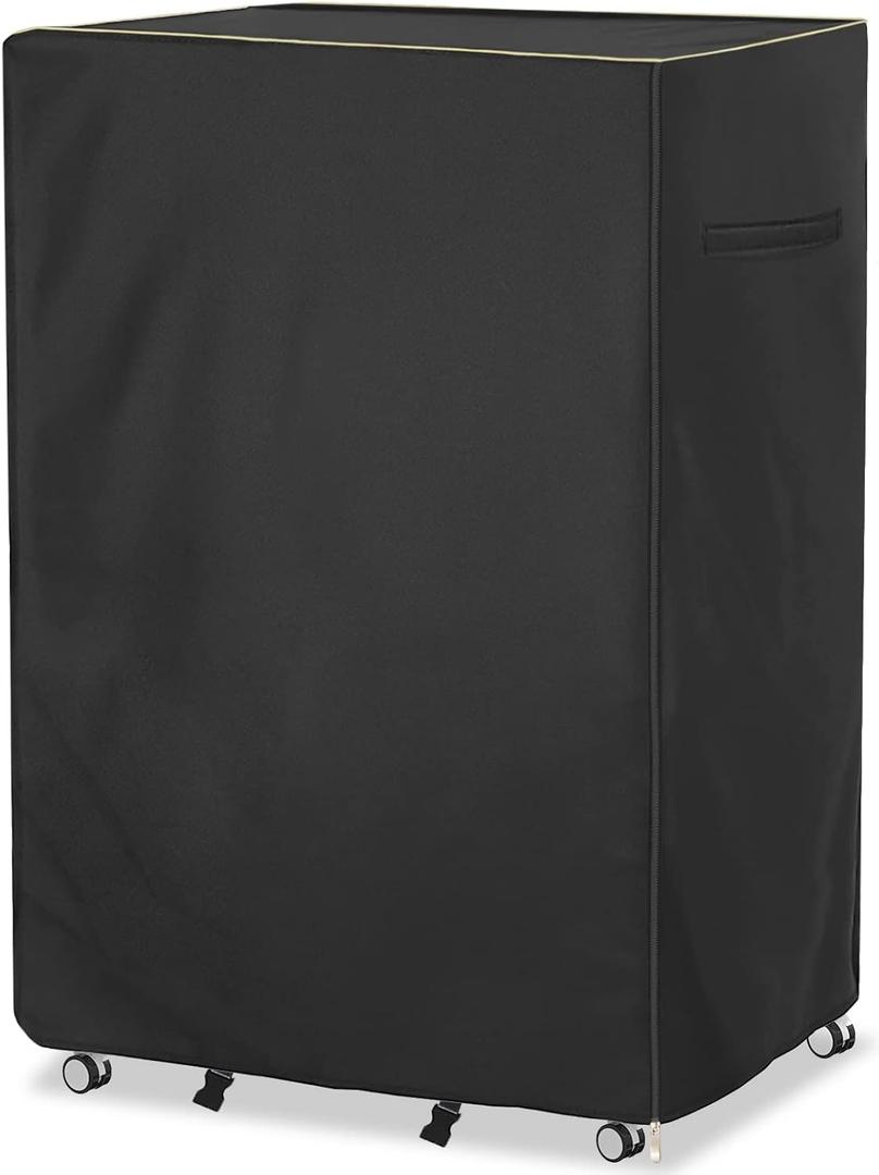 Rollaway Bed Storage Cover,Heavy Duty Waterproof Universal Folding Bed Storage Cover with Zipper for Twin Size 38-Inch Folding Beds(39" L x 15" W x 44.8" H,Black)
