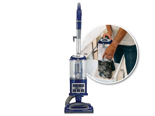 Shark NV360 Navigator Lift-Away Deluxe Upright Vacuum with Large Dust Cup Capacity, HEPA Filter, Swivel Steering, Upholstery Tool & Crevice Tool, Blue