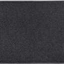 PURE ERA Carpet Stair Tread Landing Mat Tape Free Self Adhesive Non Slip Skid Resistant Indoor Doormat Area Rug Floor Mat for Kitchen Bathroom Workstations Washable 2' X 3' (Black)