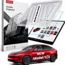 REEVAA Screen Protector for Tesla Model Y Juniper & Model 3 Highland 2026 Standard [Anti-Glare & No Fingerprint], 9H Tempered Glass for Tesla 15.4" Front Screen, with Alignment Frame, Matte