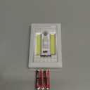 VIBELITE LED Night Light Switch, 12 Total Batteries Included, 200 Lumen Wireless COB LED Switch Light, Under Cabinet, Shelf, Closet, Garage, Kitchen, Stairwell and Emergency, Battery Operated, 4 Pack