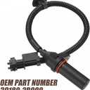 1 PC Car Engine Crankshaft Position Sensor, Solve Ignition Difficulties Stable Flexible Structure Sensor, Replacement OEM No. 39180-2B000 391802B000 Parts, Compatible with Modern (Black)