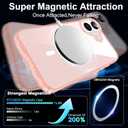 for iPhone 17 Case with Screen Protector,[Compatible with Magsafe] Military-Grade Protection & Anti-Yellowing,Magnetic Phone Case for iPhone 17,Pink