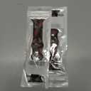 2 x Christmas Watch Bands for Apple Watch Band 38/40/41/42/44/49mm for Men Women, Silicone Waterproof Adjustable Printed Smartwatch Strap for iWatch Series 9 8 7 6 5 4 3 2 1 SE Replacement Wristband Gifts (Red Christmas Tree)