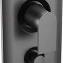 Moen T2470BL Genta LX PosiTemp 3-Function Transfer Valve Shower Trim Kit, Valve Required, Matte Black