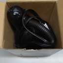 Simple Designs LD1003-BLK Basic Metal Desk Lamp with Flexible Hose Neck for Office, Living Room, Bedroom, College Dorm, Bookshelf, Black