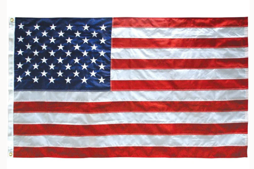 U.S. Flag Kit, Poly/Cotton, 3 x 5-Ft.