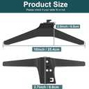 Stand for LG TV Legs, TV Legs for 60 65 in LG TV Stand Only for 65UR8000 60UJ6050 60UK6090 60UM6900 60UM7200 60UN7000 60UN7000PUB 65UK7700 65UM6900 65UM7400 65UM7650 65UN6950 65UN6955ZUF 65UN8500