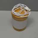 Bamboo Ultrasonic Mini Humidifier, 400ml Quiet Desktop Humidifier with Dual LED Night Light, USB-C Powered, Auto Shut-Off, Portable Small Room Air Moisturizer for Bedroom, Desk, Office & Travel