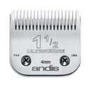 Andis  64077, Ultra Edge Carbon-Infused Steel Detachable Clipper Blade - Chrome Finish Resists Rust with Extends Edge Life, Compatible All Andis Series - Size 1-1/2, 5/32-Inch Cut Length, Silver