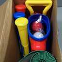 Liberry Toddler Golf Set with Putting Mat for 2 3 4 Years Old Boys Girls, Upgraded Kids Golf Cart with Unique Shoulder Strap Design, Indoor and Outdoor Golf Toys Gifts