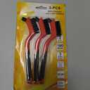 3pcs Nylon Cleaning Brushes Small Wire Brush Set for Cleaning Rust Removal in Holes
