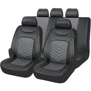 Car Seat Cover Full Set, Comfortable Breathable 5D Mesh Fabric Vehicle Seat Cover, Airbag Compatible Automotive Interior Chair Protecter, Universal for SUV Sedan Truck