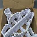 Kids Hangers - 100 Pack, 11.5 Inch White Baby & Toddler Hangers for Closet - Ideal for Baby Standard Use