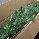 6ft Pre-lit Fiber Optic PVC Artificial Christmas Tree w/ 617 Branch Tips