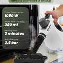 Saker Handheld Steam Cleaner Upgraded,Portable Steam Cleaner for Home,1050W Steam Cleaner,Quick Heating & Deep Cleaning of Floors, Cars, and Kitchen(with 5 Fiber Cloths)