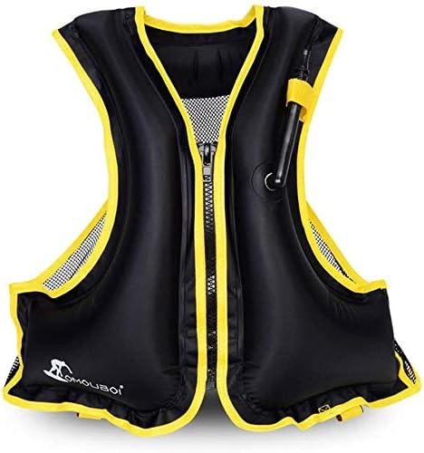 OMOUBOI Snorkel Vests Adults Inflatable Floatage Jackets Lightweight Kayak Buoyancy Vest Portable Floatage Vests for Diving Surfing Swimming Outdoor Water Sports (Suitable for 90-220lbs)