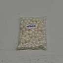 DanLingJewelry 120Pcs 20mm White Acrylic Pearl Beads Imitation Pearl Round Beads for DIY Craft Necklaces Bracelets Jewelry Making (120pcs - 20mm round - white)