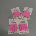 4 x Jacent Classic Striped Spiral Birthday Candles Party Supplies, 24 Count Per Pack, 1-Pack Pink