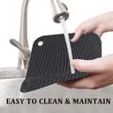 2 Pack Silicone Trivet Mat, Hot Pads Non-slip Insulation Mats for Home Kitchen (Orange)